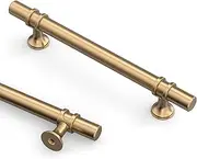 Asidrama 10 Pack 5 Inch(128mm) Champagne Bronze Kitchen Cabinet Handles, Cabinet Pulls Kitchen Cabinet Hardware Cupboard Handles Drawer Pulls