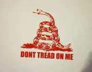Gadsden Flag Vinyl Car Laptop iPad Mac Tablet Decal Sticker Don't Tread on Me