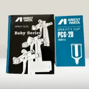 ANEST IWATA LPH-80-102G+GRAVITY CUP PCG-2D Ultra-compact low-pressure spray gun