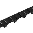 (Black)Over The Door Hook Space Aluminum Over The Door Coat Rack With 7 Hange
