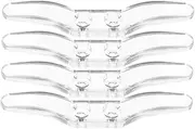 ABOOFAN 4pcs Curtain Rope Winder Window Cord Cleat Clear Window Blind Cord Cleats Blinds Cord Holder Blind Rope Cord Cleats Roller Curtain Positioning Hook Blind Accessories Hooks Retainer