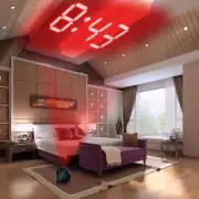 LCD digital clock alarm clock table clock with projection USB radio clock radio