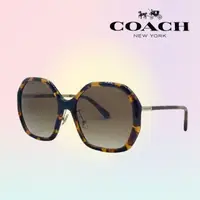 在飛比找momo購物網優惠-【COACH】時尚大鏡框太陽眼鏡(HC8343-512013