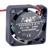 ADDA AD2005LX-K70 2007 20x20x6mm 5V 0.08A DIY Miniature ultra-thin cooling fan