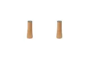 2PK Joseph & Joseph Milltop Wood No-spill Salt Shaker Grinder Mill Beech