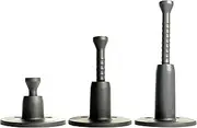 infiniTEE Height Adjustable Golf Tee Set for Driving Range Mats. Set of 3 Height Adjustable Golf tees (Short, Regular, Tall), Mesh Storage Bag, and Bonus Tee Holder for Regular Wood or Plastic Tees