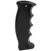 Aeroflow Bare Pistol Grip Side Plate Drivers Side Handle Black - AF72-9912BLK