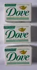 New Vintage Sample Size Dove White Soap Bars, Lot Of 3