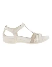 [ECCO] Flash Leather Sandal in Beige
