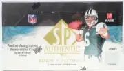 2009 Upper Deck SP Authentic Football Hobby Box