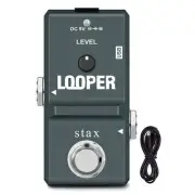 Stax Looper Guitar Pedals Distortion Tuner Effects Pedal Unlimited Overdubs 1...