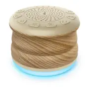 Solid Wood White Noise Sound Machine for Baby Adults Kids Sleep Sound Machine...