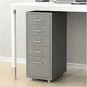 Filing Cabinet 5 Drawer Locking File Cabinet Under Desk Metal Filing Cabinet for Legal/Letter/A4 File Fully Assembled Except Wheels File Storage Cabinets (Color : Model C, Size : 1.4mm)