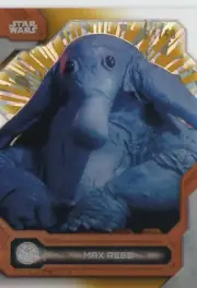 Star Wars High Tek 2024 Topps GOLD Diffractor Card #70 Max Rebo #31/50