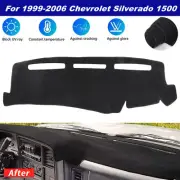 Car Dash Cover Mat Dashboard Pad for Chevy Silverado 1500 2500 Tahoe 2001-2006