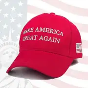 Trump Make America Great Again Hat Embroidered Mesh Cap - American Presidential Collection