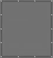 Waterproof Camping Tarp 2.5 x 6m with Free Rope Weather Resistant Shade Net for Carport Swimming Plant Light Gray with Grommets