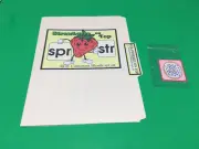 Strawberry On Top - Phonics Spr / Str - DIY File Folder game - Printed / Uncut
