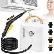 High Pressure Steam Cleaner, Handheld Steam Cleaner,1000ml High Pressure Steamer with with 2 Brushes, 6 Adjustable Steam Levels, Portable Steam Cleaning Machine, for Car/Kitchen/Furniture/Tile