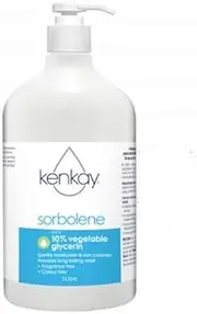 3 PACK OF Kenkay Sorbolene With 10% Vegetable Glycerin Pump 1 Litre