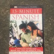 15-Minutes A Day Spanish (Book and 2 CD Edition) (Learn Before You Travel-NEW)