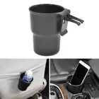 Car Cup Holder Drink Bottle Air Vent Hanging Door Mount Stand Black Accessories