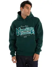 [Nomadic Paradise] Ripple Oversize Hoodie in Green
