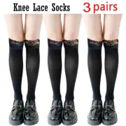 Cozy 3 Pairs Stockings Thigh High Socks Lace Fishnet Hot Fashion Sexy Hosiery