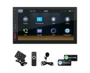 7inch Double Din Car Stereo Radio Android Player Apple CarPlay Bluetooth Head Unit System Touch Screen Navigation