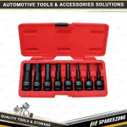8 Pcs of PK Tool 1/2 Inch Drive 78mm Impact Hex Bits Socket Set - SNCM Steel