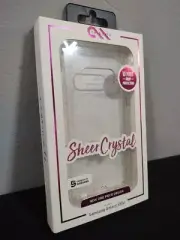 Case-Mate Sheer Crystal Clear Glitter Cell Phone Case Cover Samsung Galaxy S10e