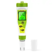 pH EC Meter for Water Hydroponics PPM and pH Meter for Nutrients Measure pH P...