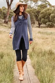 All The Right Angles Merino Gilet--FOI-FO8461