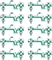 10pcs Conductive Film for Sony 4,Replacement Part Green Keypad Conductive Film for PS4,Replacement Parts for PS4 Controller - Non-Conductive, Worn, Viscous Conductive