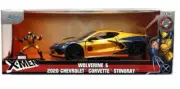 Jada 1/24 Hollywood Rides Wolverine 2020 Chevrolet Corvette Stingray Chevy New