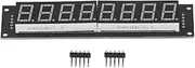 Respicefinem 0.56in Blue LED Segment Display Tube 8 Digit Digital Display Module with 74hc595 Drive and 3 Pin Io Connection Ideal for DIY Electronic Clock and Digital Counter