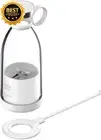 Portable Blender, USB Rechargeable, 4 Large Blades, Smoothies & Shakes, White