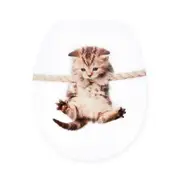 Kitten Cute Cat Soft Close Toilet Seat