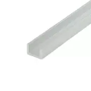Alu57-M Mill Finish 3/8 Inch Inside Dimension Mldg Aluminum U-Channel/C-Channel