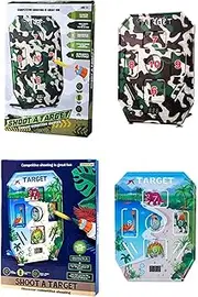 Target Practice Toys for Kids,Electric Scoring Auto Reset Digital Dart Toy - 3 Modes Target Electric Scoring Soft Foam Dart Toy with Sound for Kids 3+