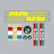 Puch - BMX Turbo - on clear decal set - old school bmx