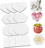 ETHZZLE Magnetic Canvas Panels Small for Painting Decoration Durable Magnet Making Kit for Fridges Whiteboards Surfaces for Home School Use