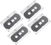 Universal Size 30 Minute Cassette Tapes 4 Pack Blank Audio Tapes for Recording and DIY