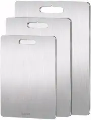 3 Pcs Titanium Cutting Board Yamato Stainless Steel Cutting & Chopping Board