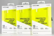 3 Pack!! Tech21 Case for iPhone X & iPhone XS - Evo Check Series - Neon Yellow