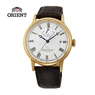 ORIENT STAR 東方之星 CLASSIC系列 經典羅馬機械錶 皮帶款 RE-AU0001S 玫瑰金色 - 38.7 mm