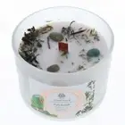 Good Luck Aromatherapy Gemstone Candle - Patchouli