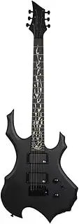 Electric Guitar, Double Tremolo System, with Volume and Tone Control, Natural Finish and Bolt-on Structure, Matte Plug-in Electric Guitar