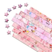 540 Pieces Lucky Star Origami Paper Multiple Color Lucky Star Origami Paper Sakura girl