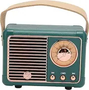 Retro Speaker, 50Hz to 18KHz Vintage Speaker HiFi Stereo Low Power Consumption Long Battery Life for Room Decor (#5)